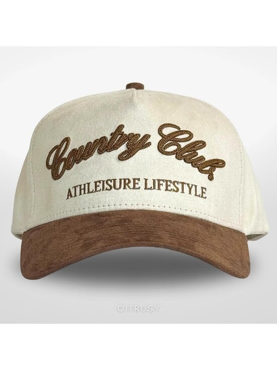 Unisex Brown Suede Country Cute Cap Cowgirls Cowboy Snapback Western Trucker Hat